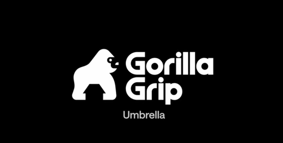 thumbnail video image 2 of GORILLA GRIP Wind and Tear Resistant Compact Rain Umbrella, 11.5 inch Compact Size, Red, 2 of 10