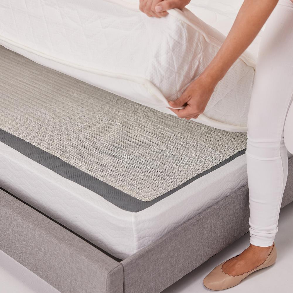 thumbnail video image 2 of GORILLA GRIP Mattress Slide Stopper and Gripper, Keep Bed Topper Pad from Sliding, Queen, 2 of 10